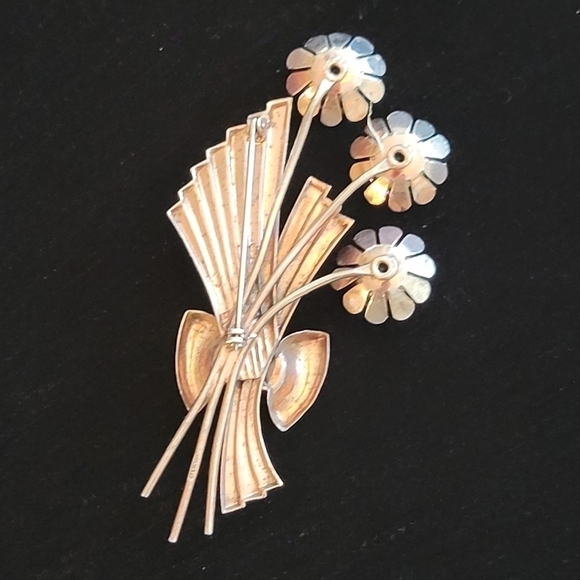 Vintage sterling Silver Pin Brooch - Picture 3 of 4